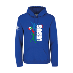 HOODIE Sudadera unisex con gorro y cangurera color azul rey